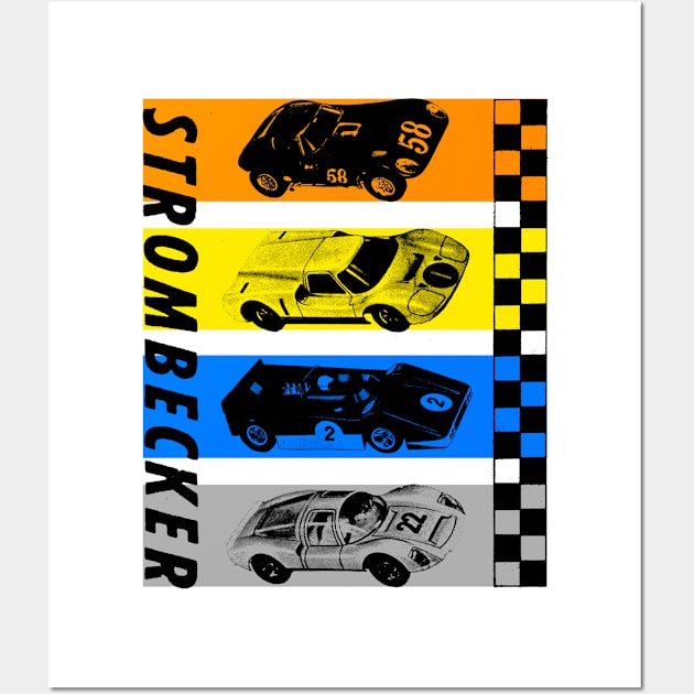 Strombecker Racing Colors Wall Art by Strombecker Style